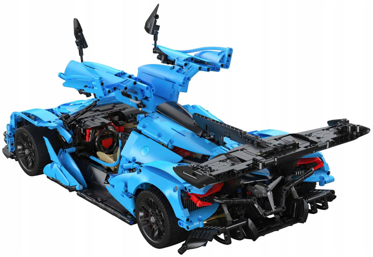 CaDA V12 Hypercar sportinio automobilio konstruktorius, 3865 detalės, 60 cm