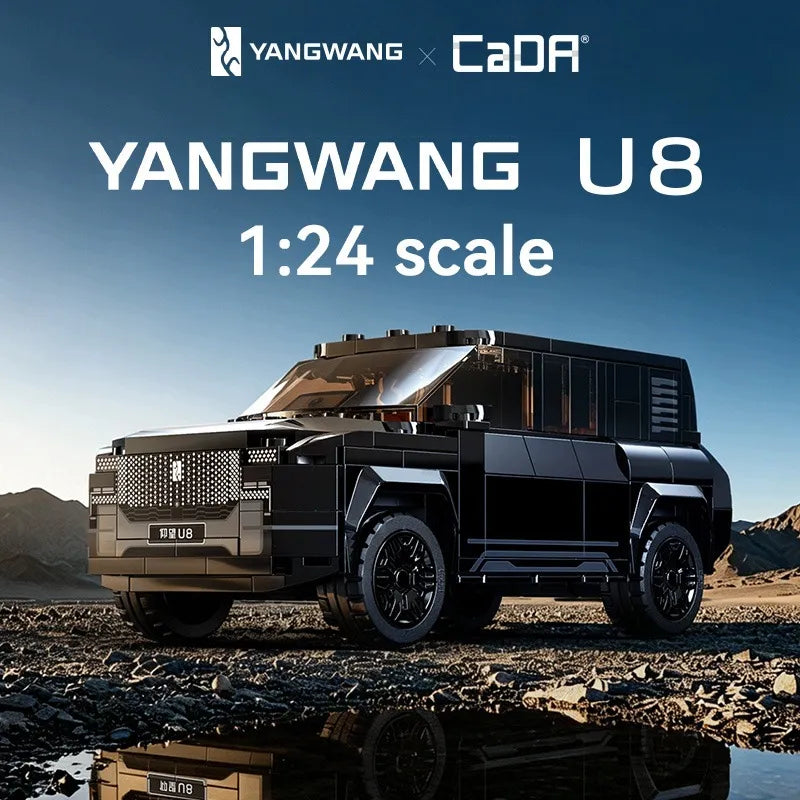 CaDA YANGWANG U8 visureigio konstruktorius, 1:24, 304 detalės