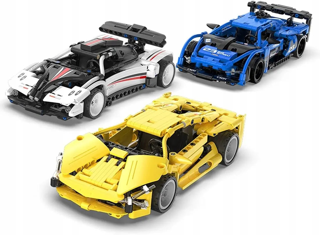 CaDA Z-Wind sportinio automobilio konstruktorius su pull-back pavara, 321 detalė
