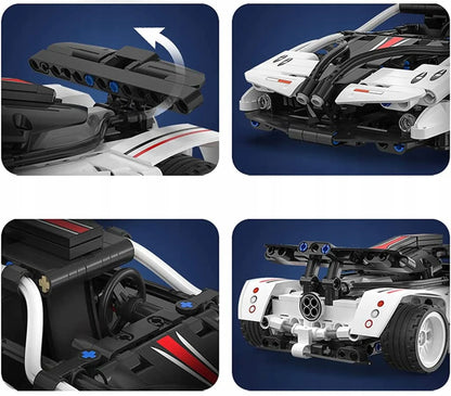 CaDA Z-Wind sportinio automobilio konstruktorius su pull-back pavara, 321 detalė