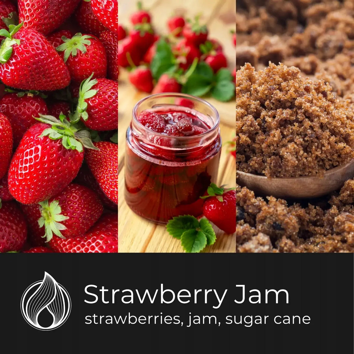 Candle World sojinė kvapioji žvakė stiklainyje braškių uogienė Strawberry Jam 120g