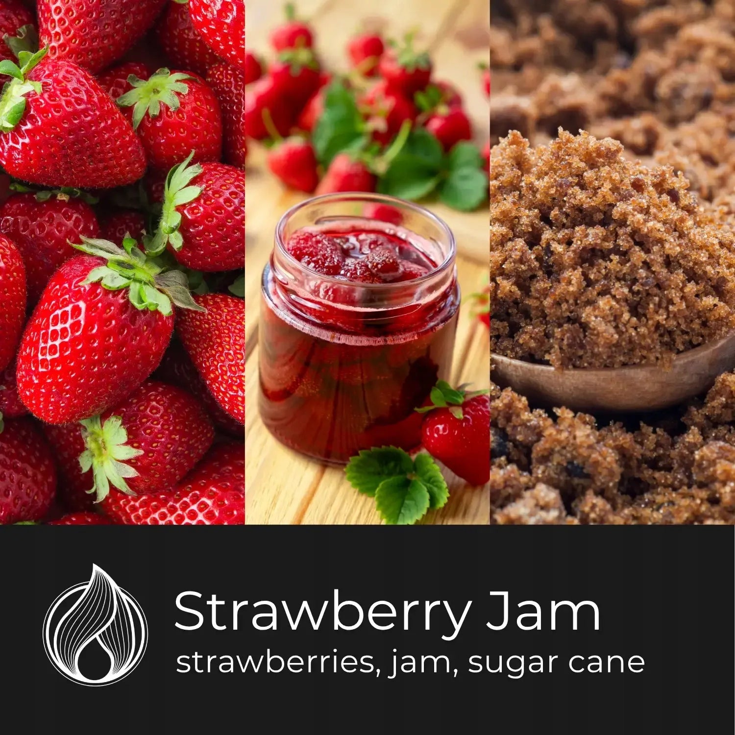 Candle World sojinė kvapioji žvakė stiklainyje braškių uogienė Strawberry Jam 120g