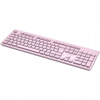 CANYON HKB-W01 belaidė mechaninė klaviatūra, US international QWERTY, rožinė