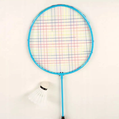 Badmintono rinkinys – 2 raketės, plunksninė, dėklas
