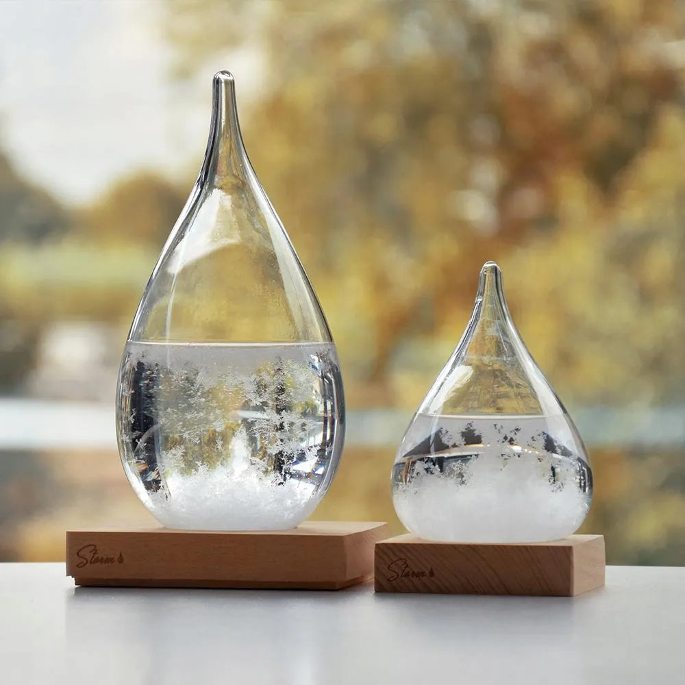 Cheminis barometras audros lašas elegantiška dovana