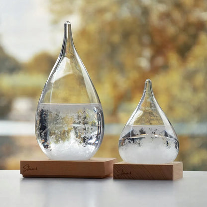 Cheminis barometras audros lašas elegantiška dovana