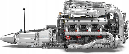 „COIL 10168“ V8 variklio su dviem turbokompresoriais konstruktorius, 2899 detalės