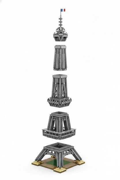 „Coil“ Eifelio bokšto konstruktorius, 3097 detalių, XL