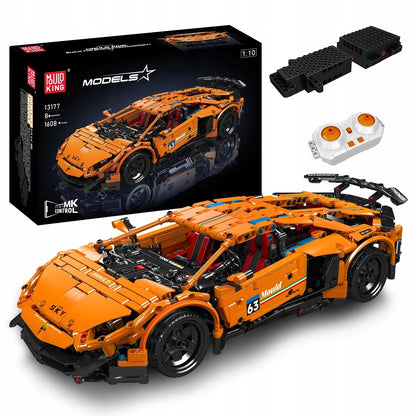 „Coil“ Lamborghini Aventador SVJ konstruktorius, 1620 detalių, nuotoliniu būdu valdomas automobilis