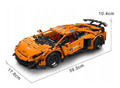 „Coil“ Lamborghini Aventador SVJ konstruktorius, 1620 detalių, nuotoliniu būdu valdomas automobilis