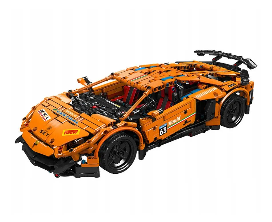 „Coil“ Lamborghini Aventador SVJ konstruktorius, 1620 detalių, nuotoliniu būdu valdomas automobilis
