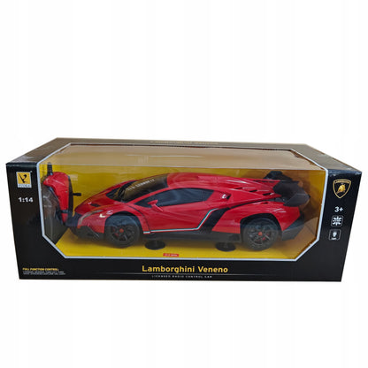 Coil nuotoliniu būdu valdomas Lamborghini automobilis 1:14, raudonas