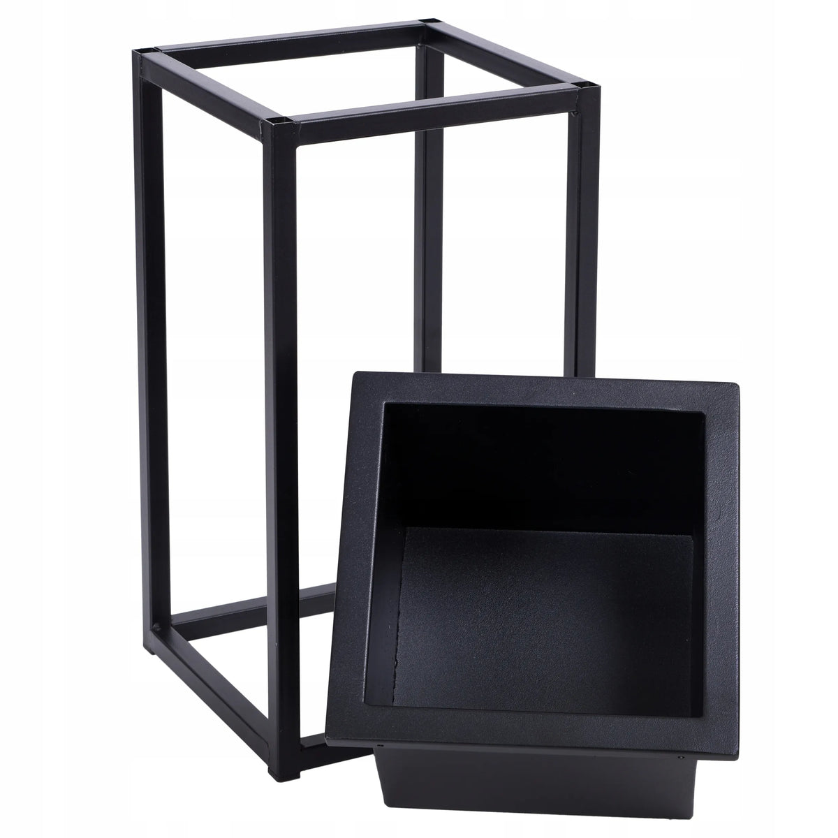Concove loft stovas augalams, 40 cm, juodas