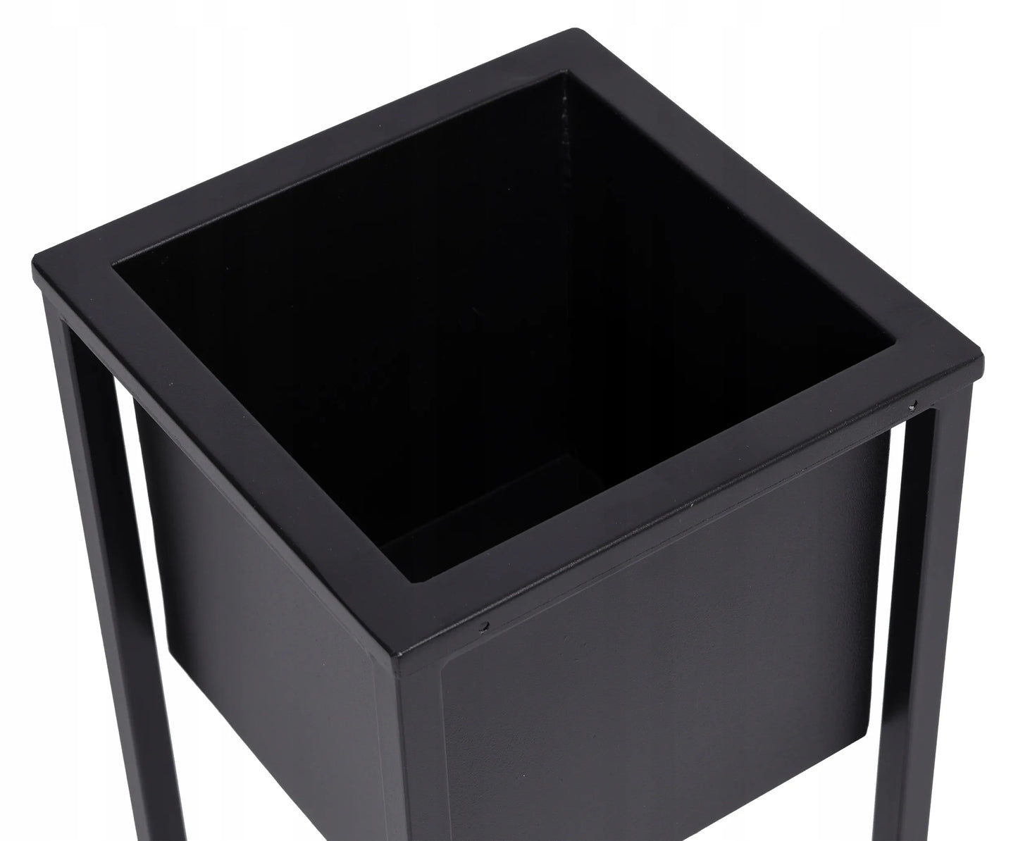 Concove loft stovas augalams, 40 cm, juodas