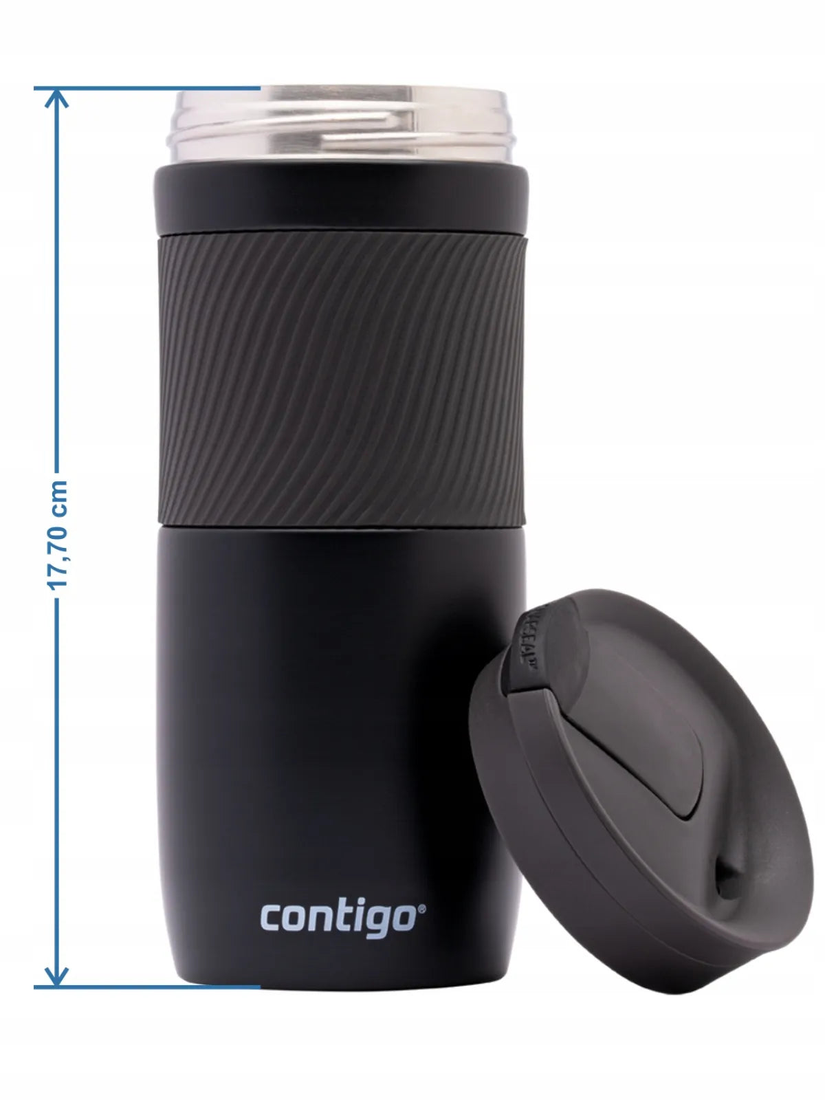 „Contigo Byron“ sandarus neslystantis termo puodelis, „Gunmetal“, 470 ml