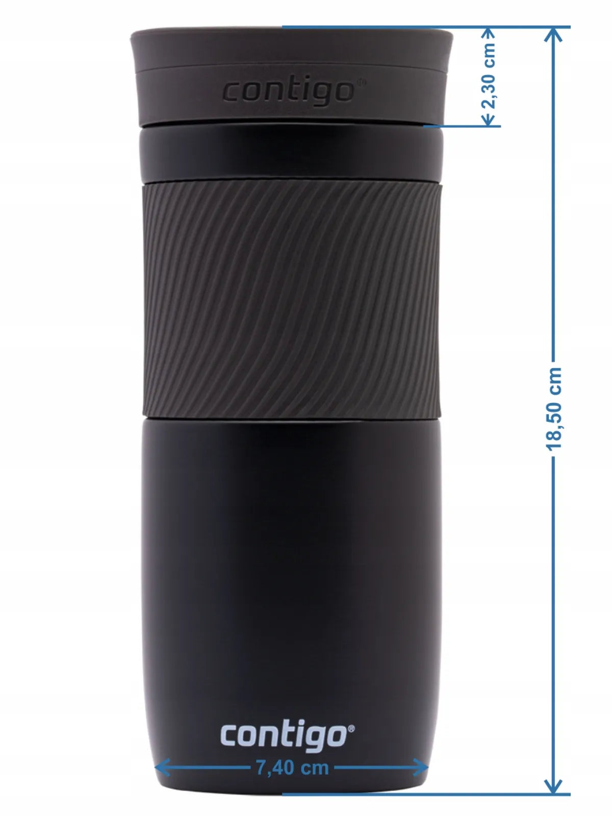 „Contigo Byron“ sandarus neslystantis termo puodelis, „Gunmetal“, 470 ml