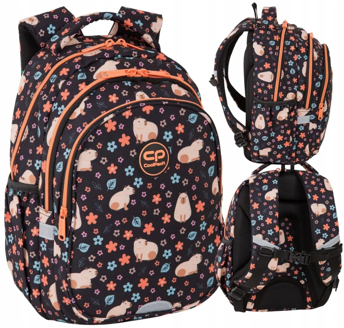 Coolpack dviejų skyrių kuprinė 1-3 klasėms Jerry Capybara F029937