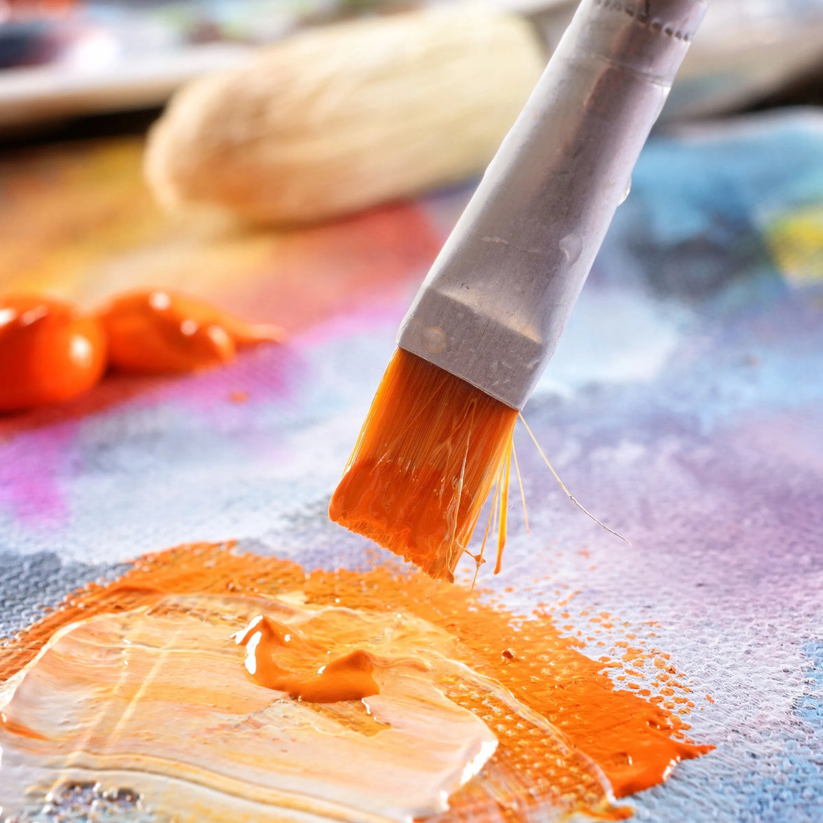 „Craft Sensations“ akrilinių dažų rinkinys, 24 × 59 ml, su 12 teptukų, 36 dalių