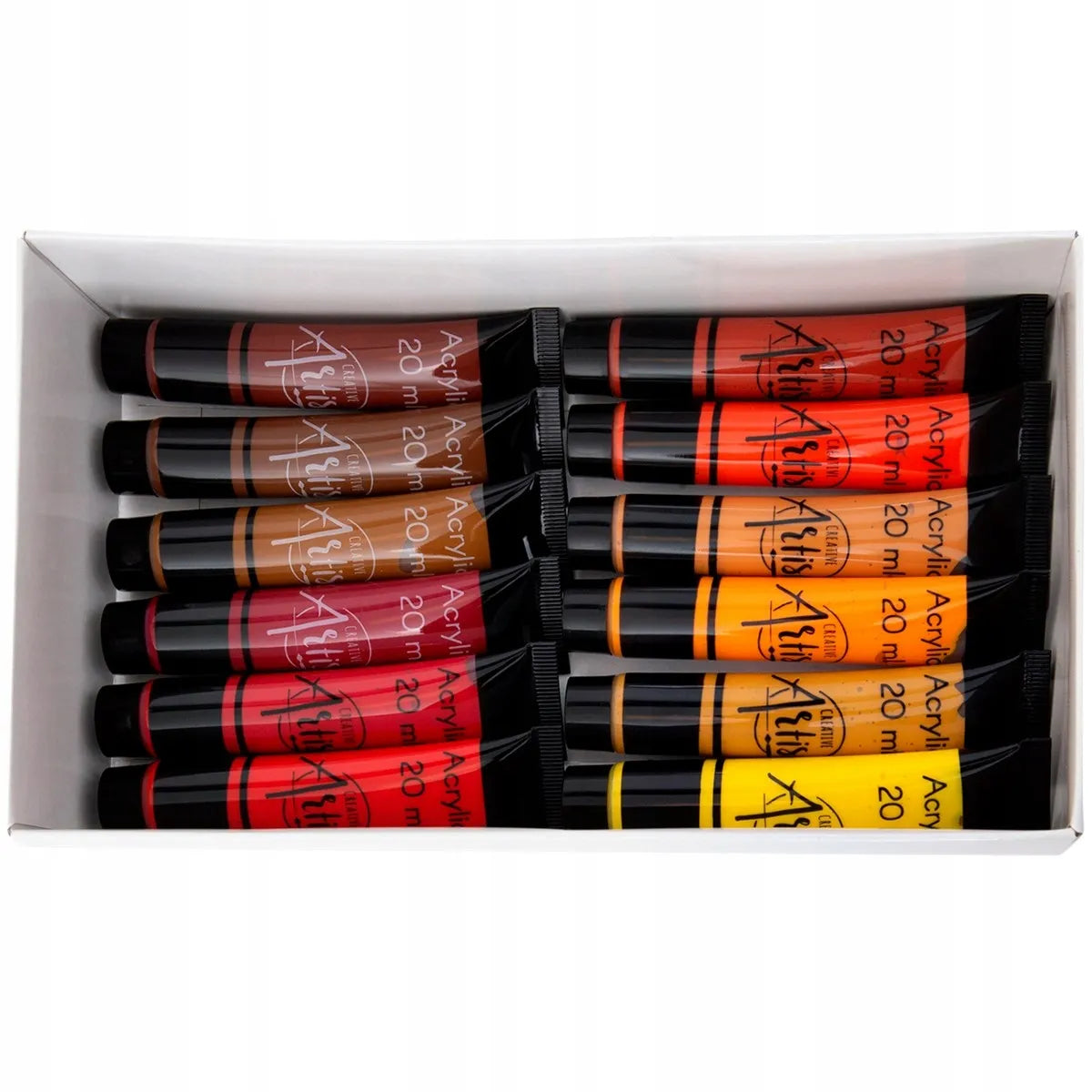 Creative Artist akriliniai dažai, didelis rinkinys, 36 × 20 ml, dažai tūbelėse