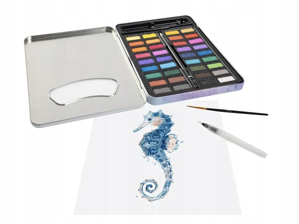 „Creative Artist“ akvareliniai dažai tabletėmis, 36 spalvų rinkinys