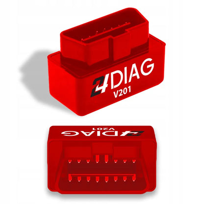 Diagnostikos sąsaja 24Diag V201 Bluetooth OBD-II Android Windows