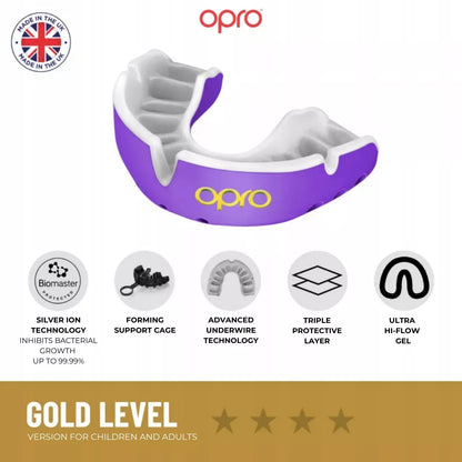OCHRANIACZ NA ZĘBY Opro Silver GEN4 su dėklu Dviejų sluoksnių Juodas
