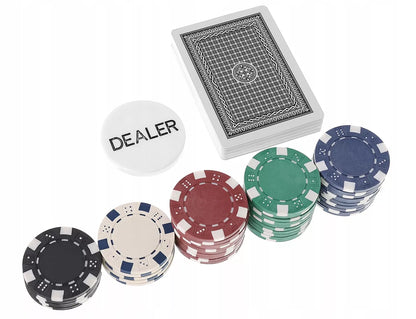Pokerowy zestaw Malatec 300 żetonów w walizce