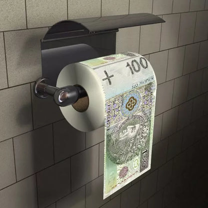 Juokingas tualetinis popierius „100 EUR“ XL – smagi dovana