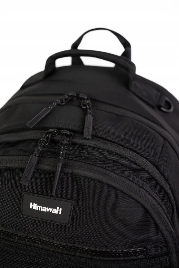 Darbinė kuprinė Himawari Hike L – universali, vandeniui atspari, skirta nešiojamam kompiuteriui, juoda