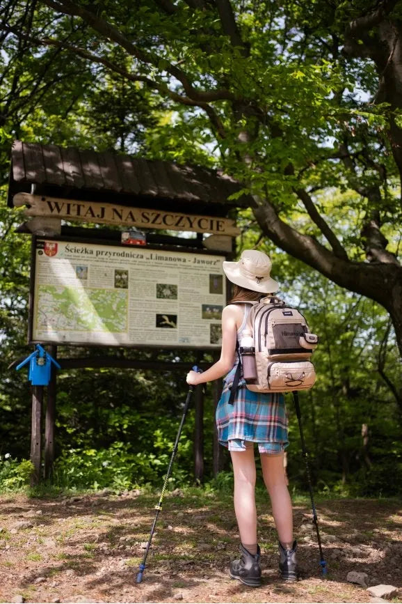 Darbinė kuprinė Himawari Hike L – universali, vandeniui atspari, skirta nešiojamam kompiuteriui, juoda