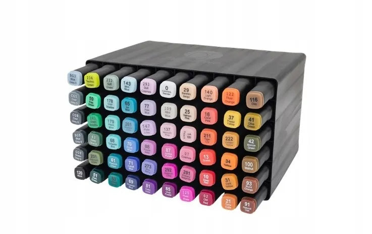 „DecoTime“ dvipusiai akvareliniai markeriai „Brush & Fine“, 60 vnt., 51-0