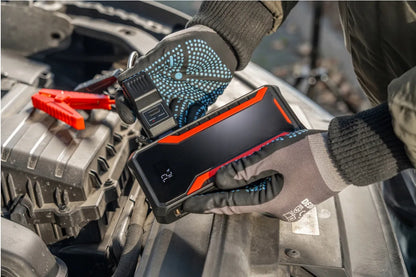 DEDRA automobilio užvedimo įrenginys „Jump Starter“, 12 000 mAh, USB-C, LED žibintuvėlis