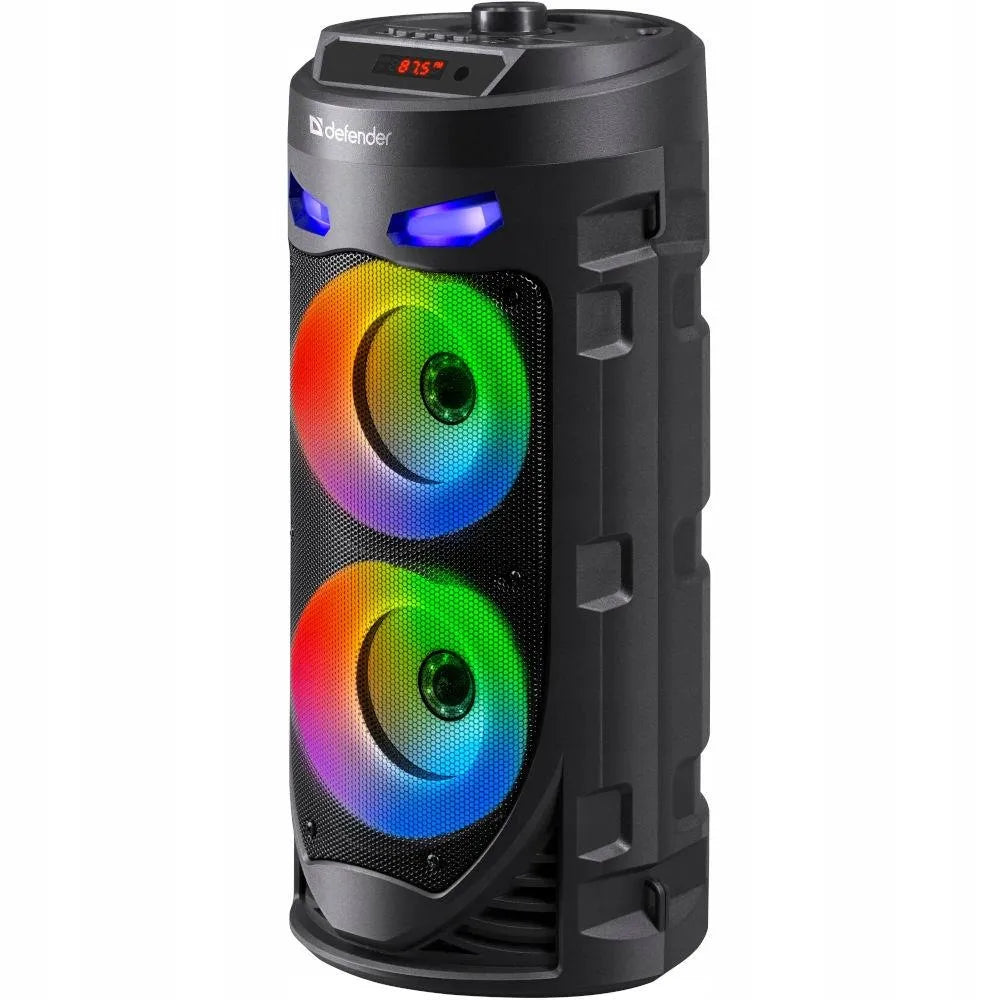 Defender CRASHBOOM 16 W „Bluetooth“ kolonėlė su karaoke, MP3, FM radiju, SD, AUX, TWS ir LED apšvietimu
