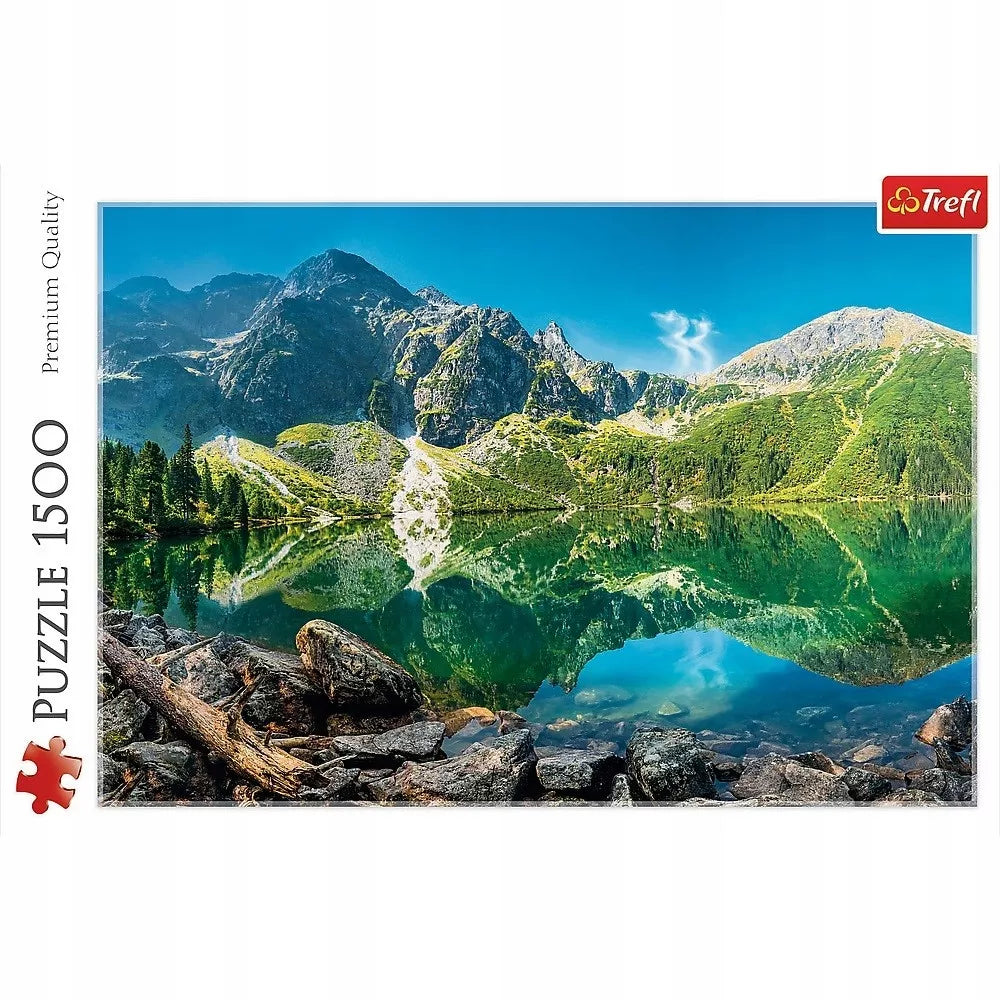 Dėlionė Ežeras Morskie Oko Tatrų 1500 detalių 26167 TREFL