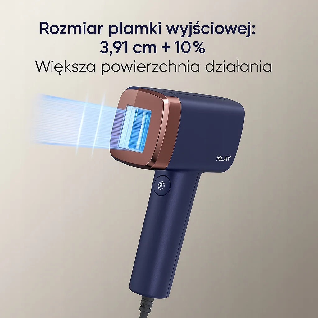 Depiliatorius lazerinis IPL plaukų šalinimo aparatas su 500 tūkst. blyksnių