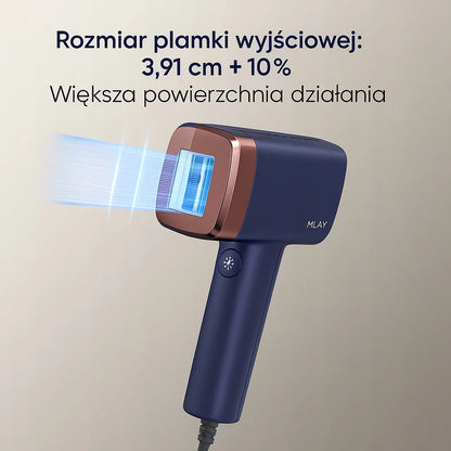 Depiliatorius lazerinis IPL plaukų šalinimo aparatas su 500 tūkst. blyksnių
