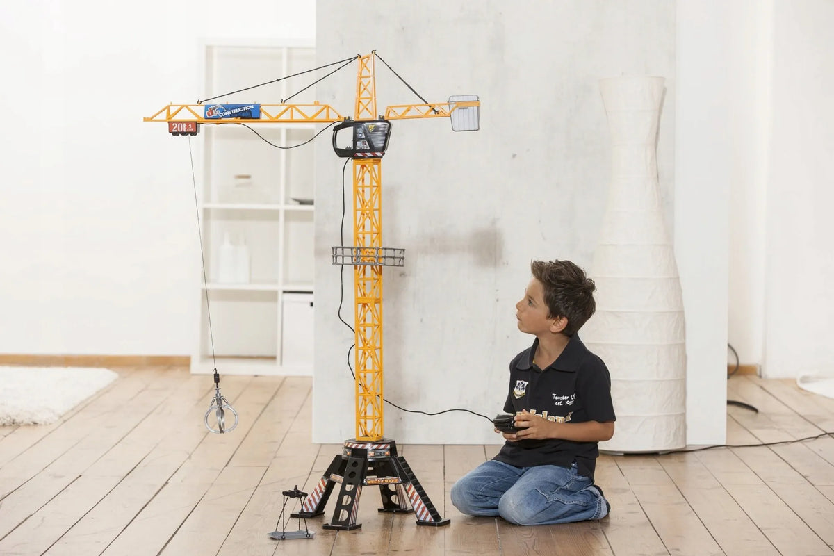 „Dickie Toys Mega Crane“ nuotoliniu būdu valdomas kranas, 120 cm