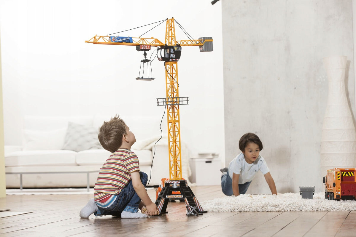 „Dickie Toys Mega Crane“ nuotoliniu būdu valdomas kranas, 120 cm