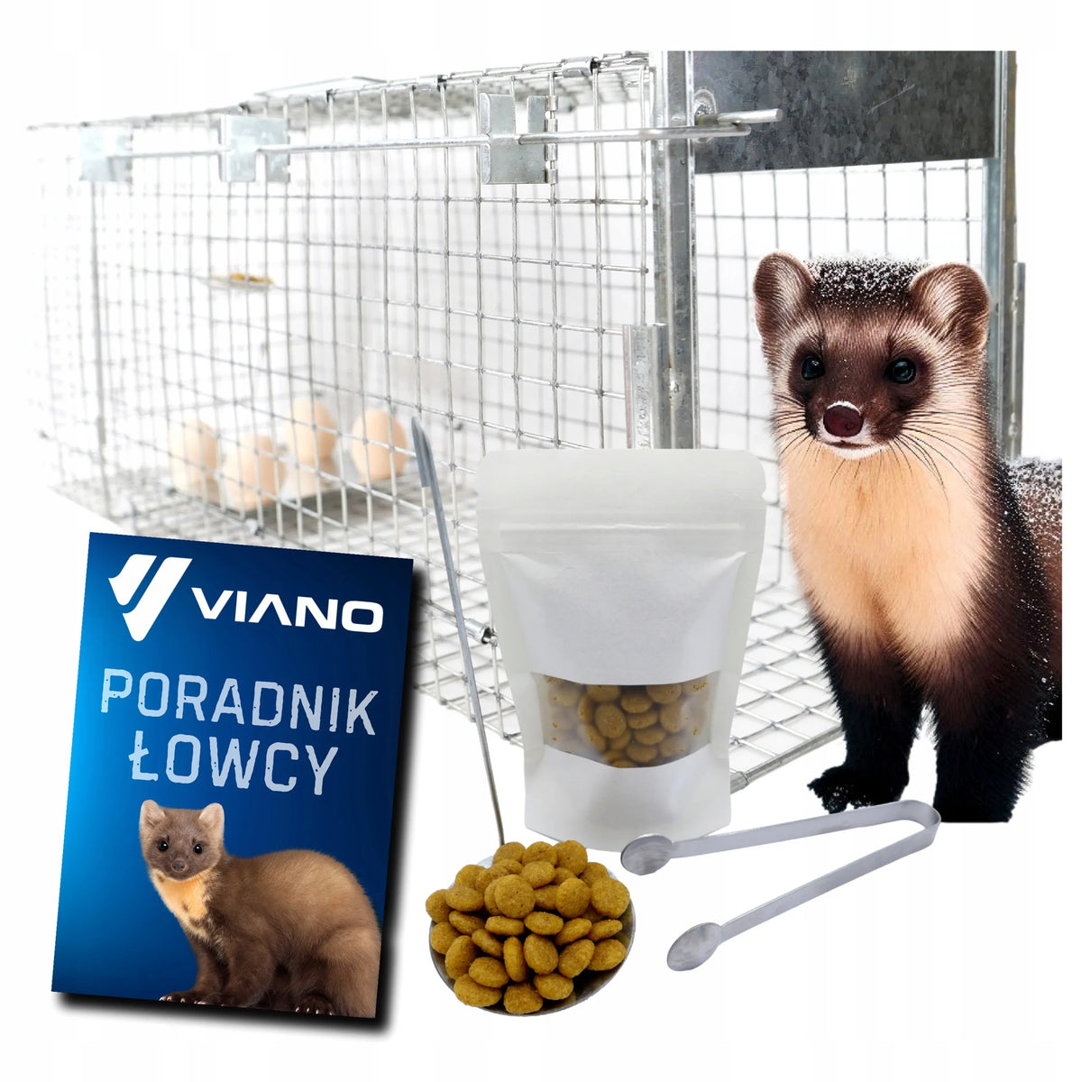 Didelė gyvagaudė gaudyklė kiaunėms, žiurkėms, žebenkštėms, audinėms ir šeškams Viano Z2