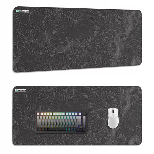 Didelė kompiuterio pelės kilimėlis 90x40 XXXL KBcustom Faza V2 Black