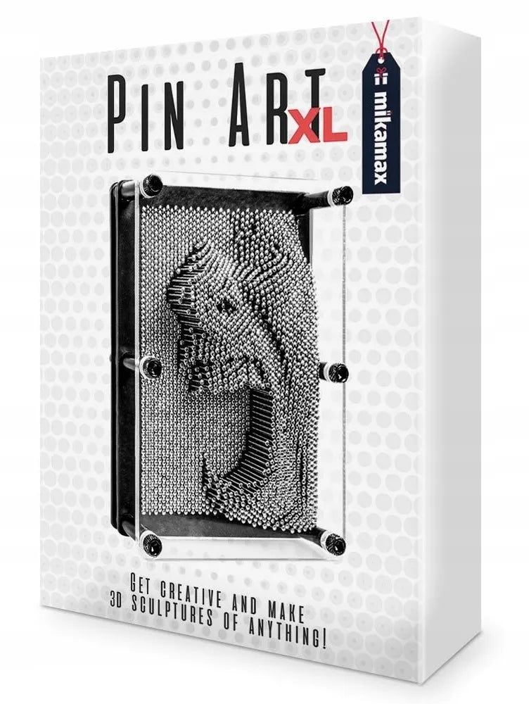 Didelė metalinė 3D PIN ART adatėlių lenta – originalus stalo žaislas