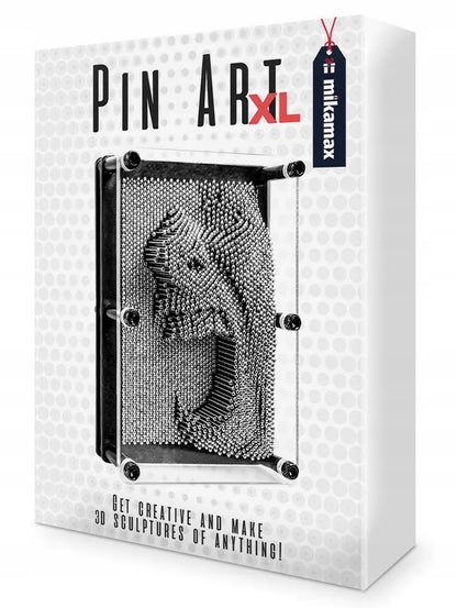 Didelė metalinė 3D PIN ART adatėlių lenta – originalus stalo žaislas