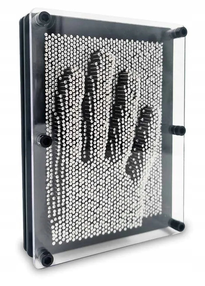 Didelė metalinė 3D PIN ART adatėlių lenta – originalus stalo žaislas