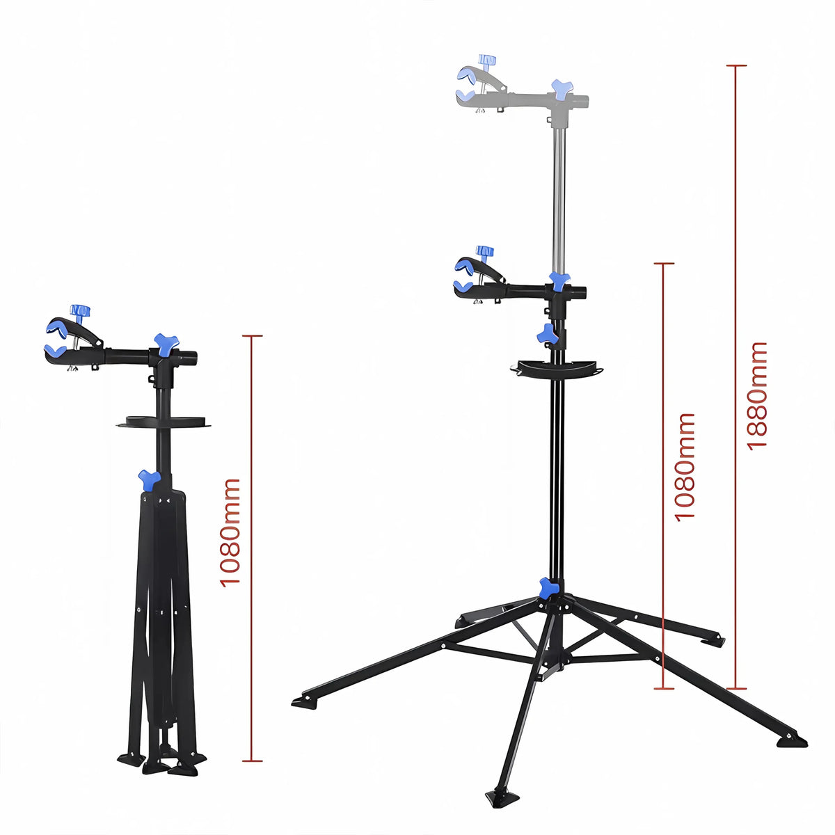 Didelis dviračių serviso stovas, pakaba, iki 30 kg, tvirtas ir stabilus, RETOO S076