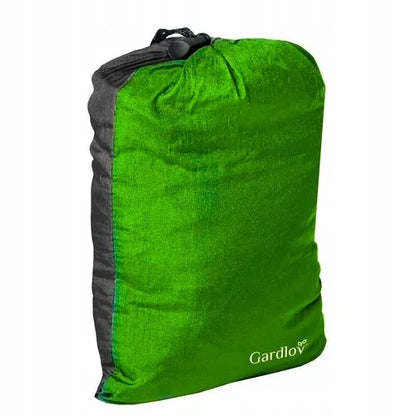 Didelis dvivietis turistinis hamakas 260x140 cm lengvas ir tvirtas – iki 150 kg
