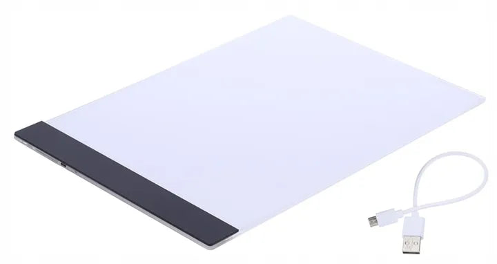 DIDELIS LED GRAFINIS PLANŠETAS A4 FORMATO ŠVIEČIANTI PIEŠIMO LENTA