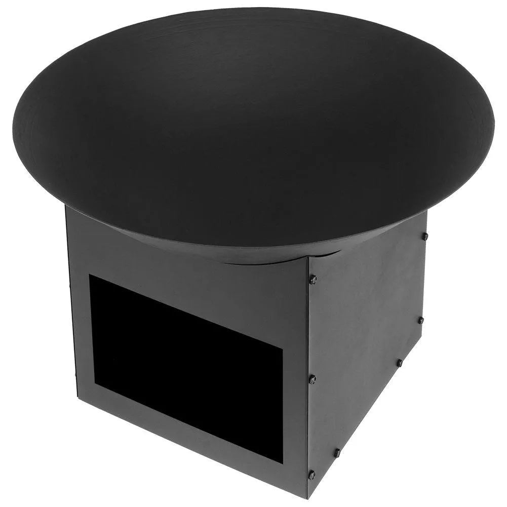 Didelis metalinis sodo laužavietės dubuo kepsninei ant kojų 56 cm