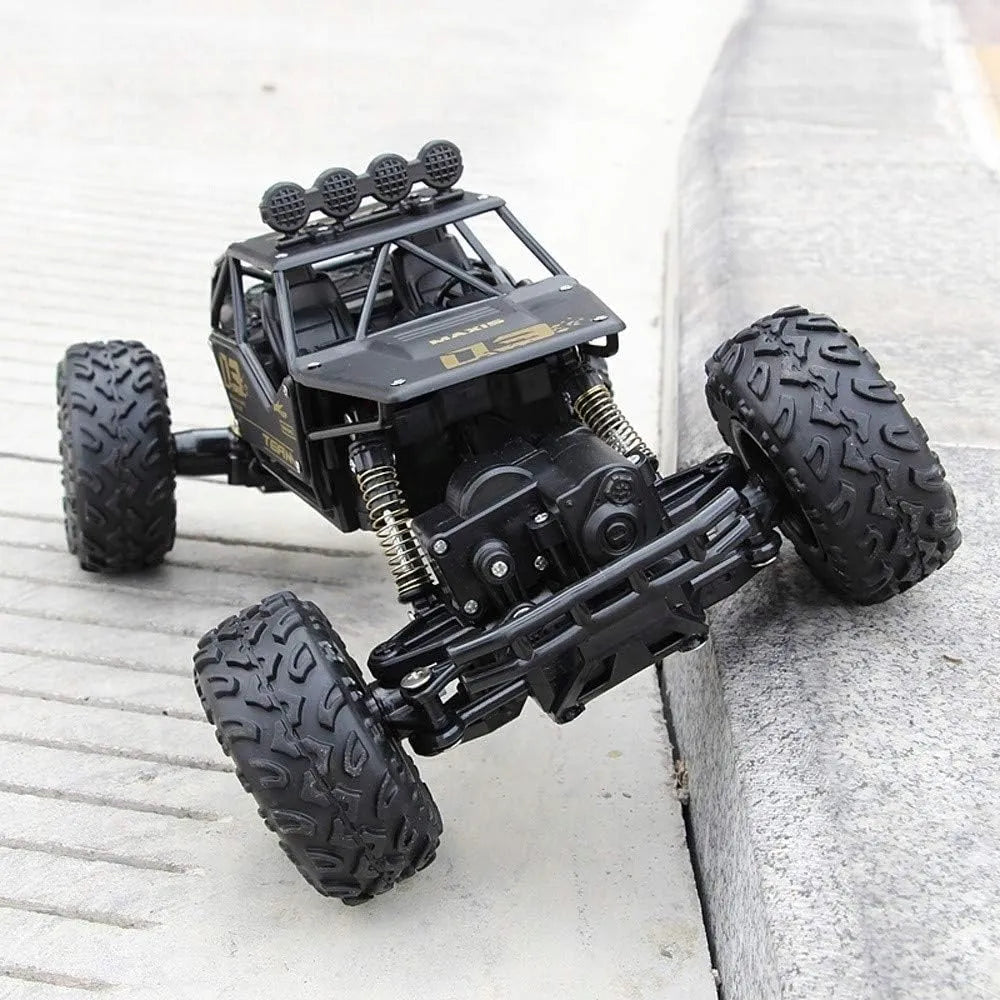 Didelis nuotoliniu būdu valdomas RC automobilis oreNICE, metalinis bekelės modelis, 4x4, 1:16, su pultu