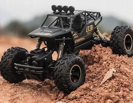 Didelis nuotoliniu būdu valdomas RC automobilis oreNICE, metalinis bekelės modelis, 4x4, 1:16, su pultu