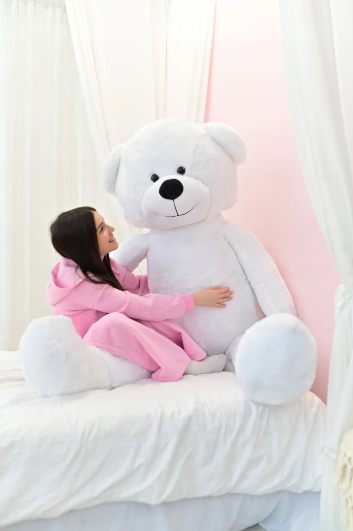 Didelis pliušinis meškiukas 220 cm
